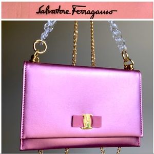 Salvatore Ferragamo envelope clutch